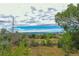 Panoramic view of the backyard featuring lush trees and picturesque mountain views in the distance at 4559 Ashfield Dr, Boulder, CO 80301