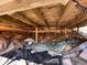 View of crawl space showing structural beams and foundation supports at 11798 Sidney Rd, Golden, CO 80403