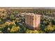 Aerial view of building with surrounding landscape and city views at 1900 E Girard Pl # 608, Englewood, CO 80113