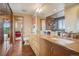 Elegant bathroom with double vanity and glass shower at 1900 E Girard Pl # 608, Englewood, CO 80113