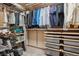 Large walk-in closet with ample shelving and hanging space at 1900 E Girard Pl # 608, Englewood, CO 80113