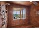 Large walk-in shower with a view and built-in seating at 1900 E Girard Pl # 608, Englewood, CO 80113