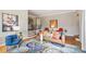 Stylish living room featuring hardwood floors and modern furnishings at 3055 N Albion St, Denver, CO 80207