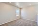 Neutral bedroom with carpet, natural light from a window, and recessed lighting overhead at 17467 E 89Th Way, Commerce City, CO 80022