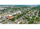 Aerial view of a sprawling neighborhood showcasing residential properties and green spaces at 2676 S Lincoln St, Denver, CO 80210