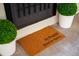 Close-up of the front porch with a 