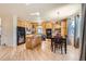 Eat in kitchen, complete with stainless appliances and a central island at 20942 E Hampden Pl, Aurora, CO 80013