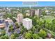 Aerial view of building, close to City Park, Denver Zoo, and Science and Nature Museum at 1200 N Humboldt St # 604, Denver, CO 80218