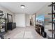 Versatile finished basement with a large tv, offering potential as a Gathering room or entertainment area at 2477 S Dover Way, Lakewood, CO 80227