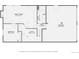 Basement floor plan showing the layout of the Gathering room, bedroom, utility, and garage at 6477 W Clifton Pl, Littleton, CO 80128