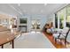 Inviting living room with hardwood floors, large windows offering abundant natural light, and views to the outside at 2400 S Clayton St, Denver, CO 80210