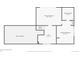 Upstairs floorplan featuring a large primary bedroom with a closet, and a primary bathroom at 1943 Columbine Ct, Golden, CO 80401