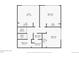 Upper level floorplan with office, bathroom and bedrooms at 1943 Columbine Ct, Golden, CO 80401
