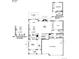 Floor plan of the first floor of the house showing the bedroom, kitchen, and living room at 2776 Badlands Ct, Castle Rock, CO 80109