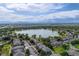 Nice aerial view of the neighborhood and the lake at 1440 E 128Th Ct, Thornton, CO 80241