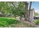 Large grass backyard and mature trees at 1440 E 128Th Ct, Thornton, CO 80241