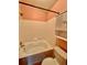 A full bathroom with a tub, shower, toilet, and vanity cabinet at 10064 Westside Cir, Littleton, CO 80125