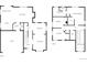Detailed floorplan showing the layout of the home's first and second floors at 2875 S Tower Way, Aurora, CO 80013