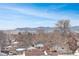 Expansive mountain view from home over the neighborhood at 3050 Wilson Ct # 1, Denver, CO 80205