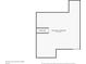 Floor plan showing the unfinished basement with dimensions of 27'10