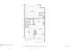 Detailed floorplan of the first floor including the kitchen, living room, bathroom and garage at 570 Clarendon Loop, Castle Pines, CO 80108