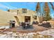 Outdoor patio featuring a barbecue, outdoor dining set, and lounge chairs offers a space to unwind and entertain at 6681 S Abilene Way, Centennial, CO 80111