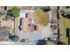Overhead shot showcasing property layout, landscaping, and surrounding neighborhood, highlighting privacy at 8900 W Hampden Ave, Denver, CO 80227