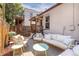 Charming backyard with patio furniture and grill at 1217 E 26Th Ave, Denver, CO 80205