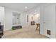 Finished basement with a mirrored wall and ample space at 1217 E 26Th Ave, Denver, CO 80205