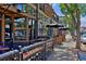 View of a street with shops and restaurants at 1149 Columbine St # 104, Denver, CO 80206