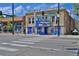 Blue exterior of the Bluebird Theater at 1149 Columbine St # 104, Denver, CO 80206