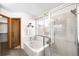 Bathroom with shower and bathtub at 9053 W 103Rd Ave, Broomfield, CO 80021