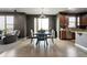 Bright dining area with a sliding door and a view at 2015 E 167Th Ln, Thornton, CO 80602