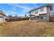 Spacious backyard featuring patio area and walkways, ideal for outdoor entertaining at 2038 Meade St, Denver, CO 80211