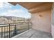Spacious balcony with an eye-catching street view at 2700 E Cherry Creek South Dr # 216, Denver, CO 80209