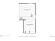 Basement floor plan featuring unfinished storage and finished basement space at 9846 Spring Hill Ln, Highlands Ranch, CO 80129