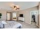 Main bedroom with walk-in closet and ensuite bathroom at 7395 Slate Ct, Castle Rock, CO 80108