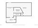 Basement floor plan with finished living room, bathroom, and utility closet at 2763 Dharma Ave, Broomfield, CO 80020