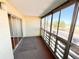 Private balcony offering views of the street and surrounding area at 9335 E Center Ave # 8B, Denver, CO 80247