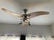 Contemporary ceiling fan with unique blade design and stylish lighting fixture at 5455 S Dover S St # 102, Littleton, CO 80123