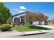 Traditional-style home with tidy landscaping, brick accents, and a spacious three-car garage at 1488 Baguette Dr, Castle Rock, CO 80108