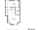 Detailed floor plan showcasing the layout of a one-bedroom apartment with key room dimensions at 3225 Blake St # 6, Denver, CO 80205