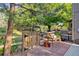 Backyard gate and seating near spa at 5506 Irish Pat Murphy Dr, Parker, CO 80134
