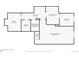 Basement floor plan with a flex area, utility room, entertaining room, storage and an office at 5506 Irish Pat Murphy Dr, Parker, CO 80134