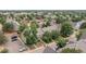 Aerial view of townhouses and surrounding neighborhood at 2297 S Jasper Way # B, Aurora, CO 80013