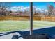 Secluded backyard features a well-maintained lawn, a privacy fence, and a covered patio for ultimate outdoor enjoyment and relaxation at 3461 S Ivy Way, Denver, CO 80222