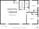 Floor plan view of basement featuring a recreation room, two bedrooms, and hall bathroom at 3461 S Ivy Way, Denver, CO 80222