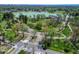Aerial view overlooking a beautiful park with a large lake at 458 S Downing St, Denver, CO 80209