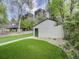 Backyard with garage at 458 S Downing St, Denver, CO 80209