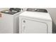 Modern laundry room with white washer and dryer at 765 N Tibet St, Aurora, CO 80018